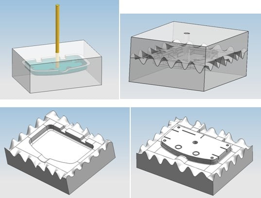 vacuum casting process demonstration